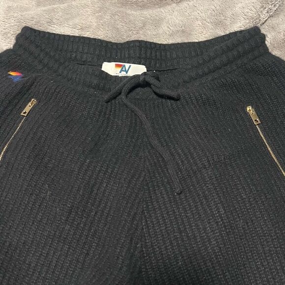 CASHMERE! AviatorNation🌈Cabin Cashmere Sweater Pant Made in USA 🇺🇸! - Picture 5 of 17